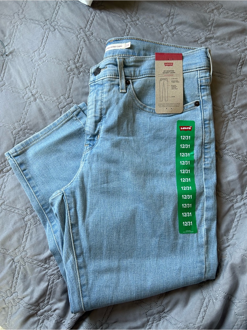 Levi's Women's High-Rise Jeans in Light Wash Blue